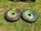 (2) 6.00-16 HARROW TRACK TIRES & WHEELS (6 LUG)