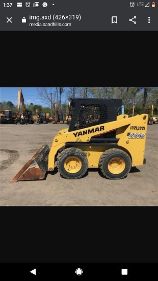 2017 YANMAR S220R-1 SKID STEER LOADER