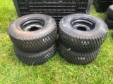 (4) 26X10.00-12 TIRES & RIMS