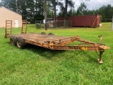 HUDSON EQUIPMENT TRAILER 16' **NO TITLE**