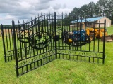 14FT BI-PARTING WROUGHT IRON GATE**SELLS ABSOLUTE