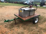 FUEL TANK W/PUMP & TRAILER (70GAL)