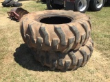 (2) 18.4-24 USED TRACTOR TIRES