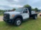 2013 FORD F550 FLAD BED DUMP TRUCK