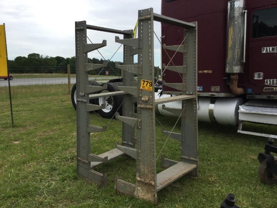 (2) METAL RACKS (3'WX6.5'H)