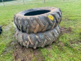 (2) TRACTOR TIRES 18.4-38