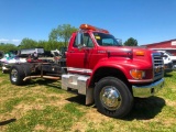 1998 FORD F-SERIES CAB & CHASSIS W/GN HITCH
