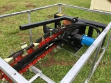 SKID STEER TRENCHER ATTACHMENT-SELLS ABSOLUTE TO H