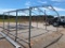 GALVANIZED METAL BUILDING FRAME APPROX 16'W X16' (2 WALL SECTIONS & 4 TRUSSES)R1