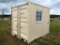 9ft CONTAINER W/1 WALK-IN DOOR, 1 DOUBLE DOOR, & 1 WINDOW **SELLS ABSOLUTE TO HIGHEST BIDDER**R1