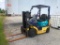 KOMATSU 20 PROPANE FORKLIFT (2000#, LOW PROFILE MAST, 36