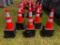 GROUP OF 50 SAFETY CONES**SELLS ABSOLUTE TO HIGHEST BIDDER**R1