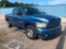 2002 DODGE RAM 1500 SPORT PKP TRUCK (AT, 5.9L, CREW CAB, MILES READ-215843, VIN-1D7HA18ZX2J141542)