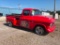 1956 CHEVROLET PKP TRUCK W/HAND PAINTED MURALS ON DOORS & HOOD 