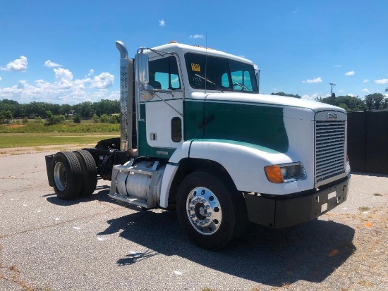 1999 FREIGHTLINER ROAD TRACTOR (10spd, ROCKWELL TRANS, CUMMINS 6CYL DIESEL, S/A, MILES READ-EXEMPT,