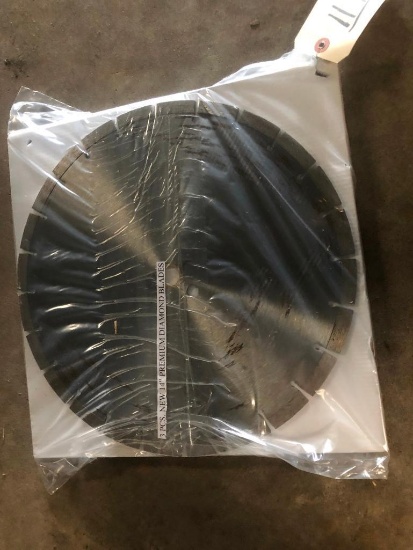 3pc 14" PREMIUM DIAMOND BLADES (NEW) **SELLING ABSOLUTE TO HIGHEST BIDDER**R1