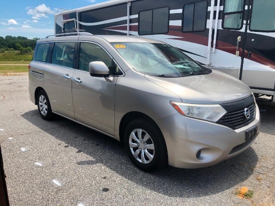 2013 NISSAN QUEST (AT, 3.5L, MILES READ-142093, VIN-JN8AE2KP8D9064532) R1