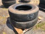 (2) 11R 24.5 TIRES R1