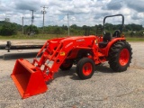 2015 KUBOTA MX4800 W/ LA1065 LOADER (DIESEL, 49HP, HRS-146, 6FT QA BUCKET, 2WD, ROPS, SN-10072)R1