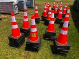 GROUP OF 50 SAFETY CONES**SELLS ABSOLUTE TO HIGHEST BIDDER**R1