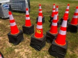 GROUP OF 50 SAFETY CONES**SELLS ABSOLUTE TO HIGHEST BIDDER**R1