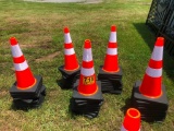 GROUP OF 50 SAFETY CONES**SELLS ABSOLUTE TO HIGHEST BIDDER**R1