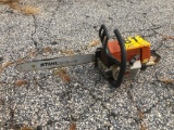 STIHL CHAINSAW (RUNNING CONDITION UNKNOWN) R1