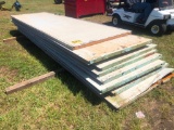(10) INSULATED WALL PANELS-VARIOUS LENGTHS R1