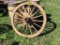 TEAK WOOD WAGON WHEEL