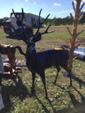 DEER ALUMINUM STATUE YARD ART