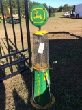 JOHN DEERE PUMP METAL YARD ART