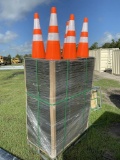 (50) UNUSED TRAFFIC/SAFETY CONES