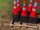 (50) UNUSED TRAFFIC/SAFETY CONES