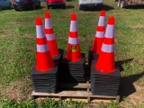 (50) UNUSED TRAFFIC/SAFETY CONES