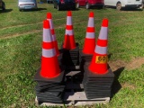 (50) UNUSED TRAFFIC/SAFETY CONES