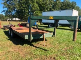 GOOSENECK EQUIPMENT TRAILER 8'X18' **NO TITLE**