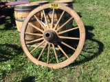 TEAK WOOD WAGON WHEEL