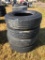 (4) 295/75 R22.5 TIRES