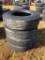 (4) 295/75 R22.5 TIRES