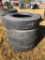 (4) 11R 24.5 TIRES