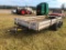 6'X13' DUAL AXLE EQUIPEMENT TRAILER **NO TITLE**