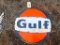 GULF METAL SIGN