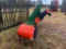 BOBBING HEAD DONKEY YARD ART (ORANGE)