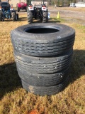 (4) 295/75 R22.5 TIRES