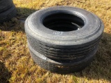 (2) 295/75 R22.5 TIRES