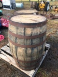 WHISKEY WOODEN BARREL