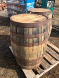 WHISKEY WOODEN BARREL