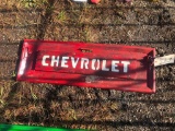 CHEVROLET TAILGATE METAL SIGN