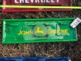 JOHN DEERE TAILGATE METAL SIGN