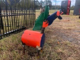 BOBBING HEAD DONKEY YARD ART (ORANGE)